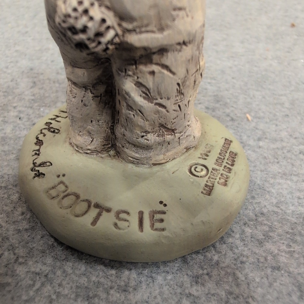 Martha Holcombe All God's Children Bootsie Bunny Figurine 1529 Signed 48 - Picture 3 of 7